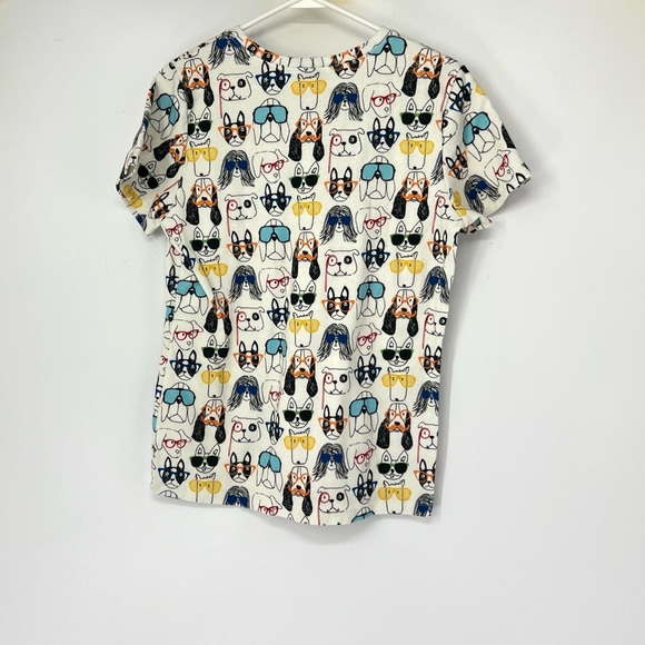 The company store women’s large dog print top - Picture 4 of 4